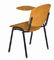 कॉलेज कक्षा स्टील स्कूल फर्नीचर अध्ययन डेस्क और कुर्सी लकड़ी का रंग