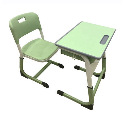 कक्षा स्टील स्कूल फर्नीचर अध्ययन डेस्क और कुर्सी अनुकूलित आकार / रंग