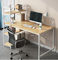 लकड़ी डेस्कटॉप स्टील कार्यालय की मेज