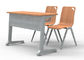 सिंगल या डबल सीट के लिए स्टील मिडिल स्कूल फर्नीचर स्टूडेंट चेयर क्लासरूम डेस्क स्टडी टेबल