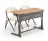 स्टील स्कूल फर्नीचर बच्चों के लिए कक्षा फर्नीचर डेस्क और कुर्सी छात्र तालिका सस्ती कीमत