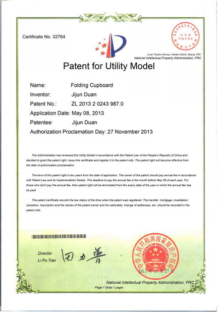 चीन Luoyang Forward Office Furniture Co.,Ltd प्रमाणपत्र